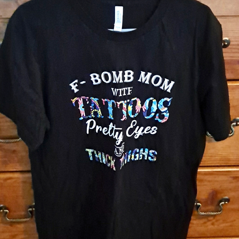 Bella Canvas Mom Tshirt, size large